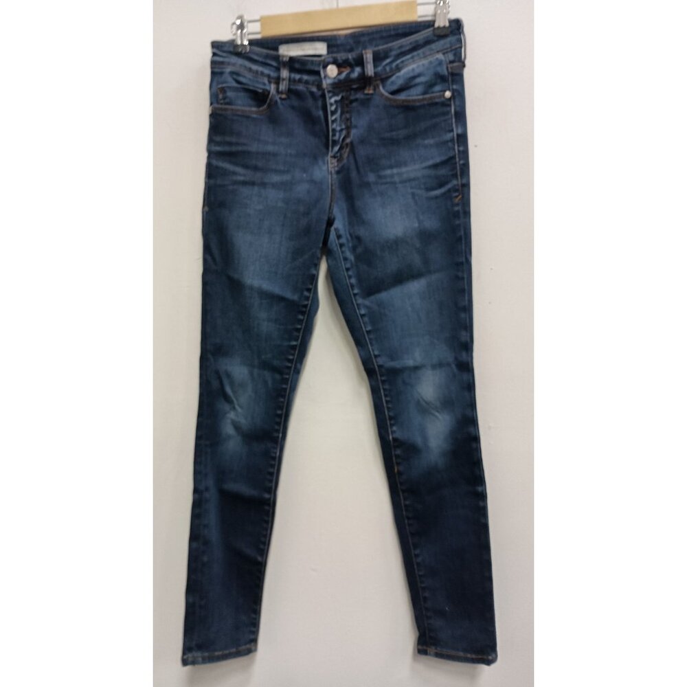 Anthropologie Pilcro Womens Jeans Size 28 Blue Denim Mid Rise Skinny Leg Casual